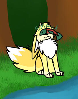1 character, simple background, no shading